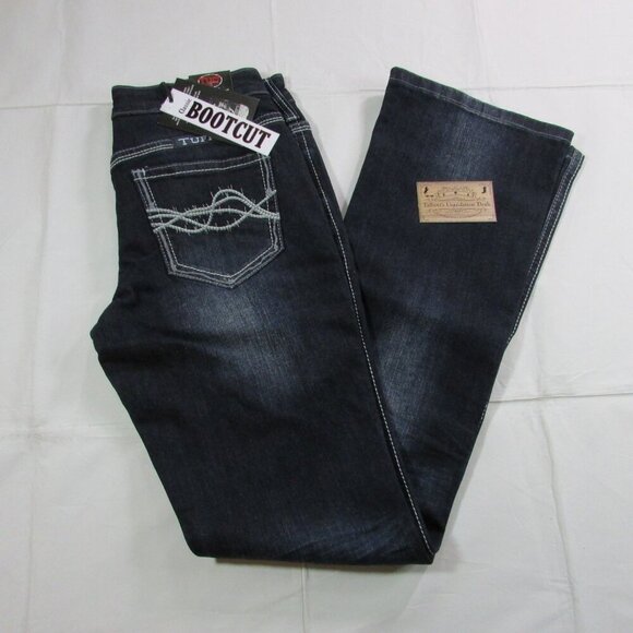 Cowgirl Tuff Co Women's Ace Classic Rise Bootcut Jeans - Picture 3 of 5